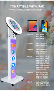 2026 Nieuwe Populaire Draagbare Vogue Fotohokje Helderheidsringlicht Fotohokje Machine Evenement Selfie Rotatie iPad Fotohokje - Product Image 4