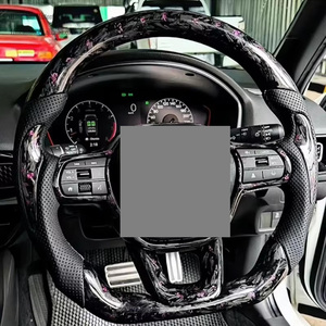 พวงมาลัยคาร์บอนไฟเบอร์มีรูพรุนเหมาะสำหรับ Honda Civic Gen 11TH - Product Image 2