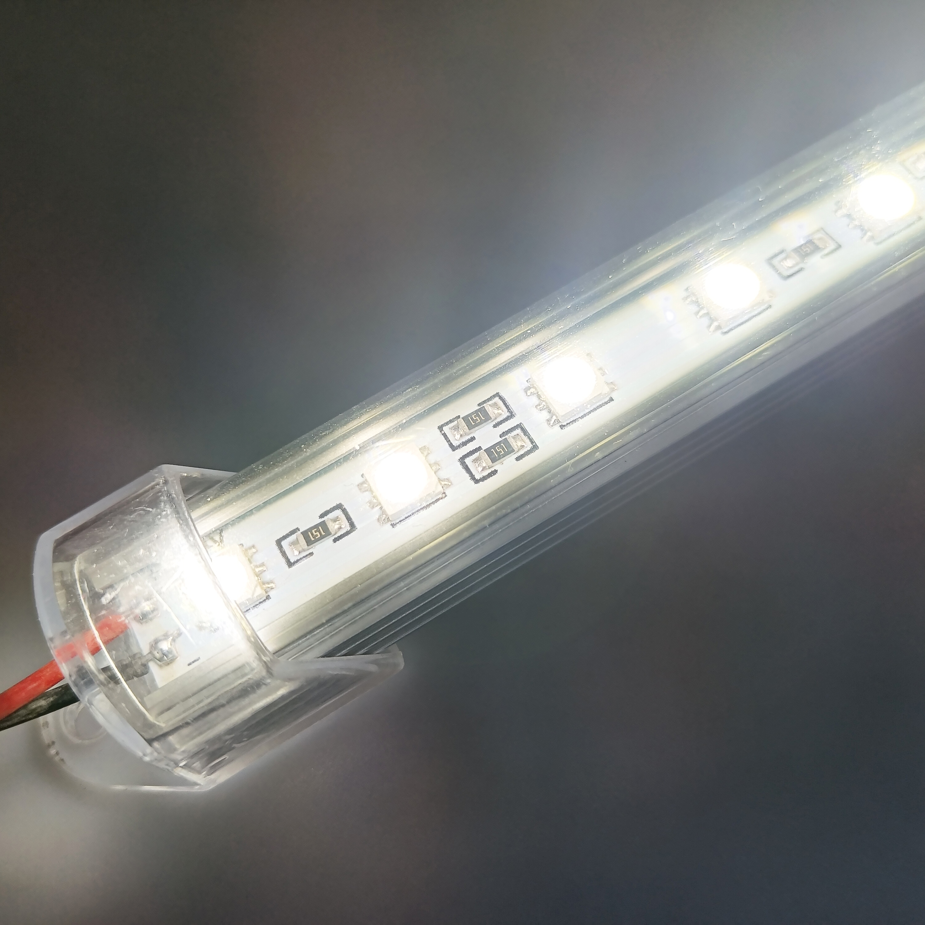 Индивидуальный SMD5730 0,1-1 метр промышленное линейное освещение белый цвет высокий люмен Tira De Алюминиевая СВЕТОДИОДНАЯ панель