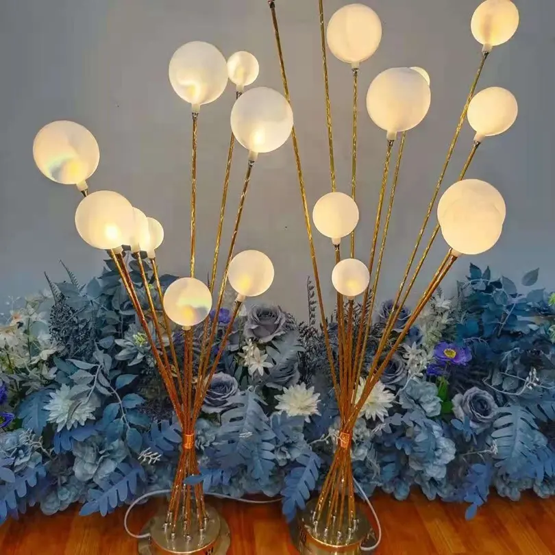 Sıcak satış düğün olay parti malzemeleri elma ağacı kademeli oda ışık altın tasarımcı led sütun ışığı düğün parti olay sahne için