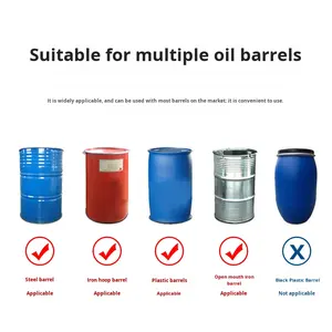 מלגזה ידנית NOBLELIFT DP25 NBF35 להרמת, היפוך וריקון חביות שמן, עם תפס הידראולי מסוג ציפור, להערמה ועבודה עם פוליאוריתן. - Product Image 3