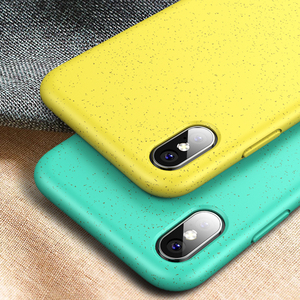 degradabile Paglia Compostabili Molle di TPU Cassa Del Telefono BPA-free Per il iphone di Apple 11 Pro XI 6S 7 8 PIÙ XS MAX XR - Product Image 3