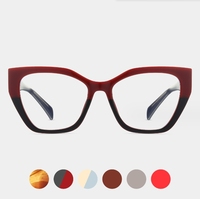2023 mode femme lunettes de soleil cadre lunettes optique lentille transparente concepteur TR90 lumière cadres femmes