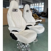 Cuir marin de qualité supérieure, couleur personnalisée, vente exclusive pour siège de pilote à suspension, siège de capitaine