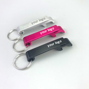 Porte-clés ouvre-bouteille personnalisé en métal aluminium 2024 SY avec votre logo - Product Image 1