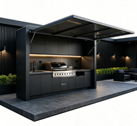 Module de cuisine extérieure, Abri de cuisine extérieure, Barbecue d'extérieur, Armoire de cuisine modulaire d'extérieur