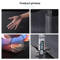 Écran tactile LED HD transparent pour l'éducation en plein air, panneaux en verre maillé, affiche numérique pour ascenseurs, magasins de détail et centres commerciaux 5