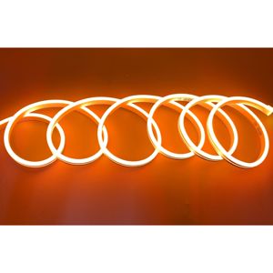Bande LED néon flexible dorée 5m 120 LED/m 12V étanche IP65 ronde en silicone - Product Image 1