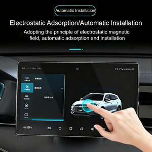 Protection d'écran en verre trempé personnalisée 2.5D 9H anti-rayures pour tableau de bord GPS de voiture BYA Qin Plus 2021-2026 10.1 pouces - Product Image 2