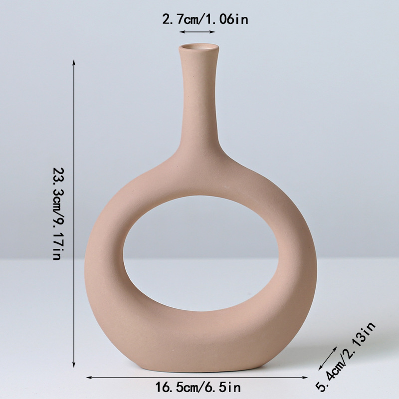 First dust-brown vase