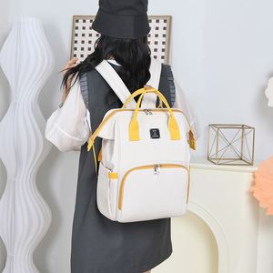 Customized Logo Mommy Backpacks Large Capacity Baby Supplies <b>Storage</b> Bag for Outdoor Hospital - Product Image 2
