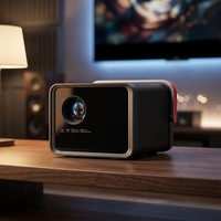 Projecteur d'écran à courte focale A35S Smart Home Cinéma Vidéo Laser LED Extérieur Mini Portable Ultra Android 14 Wi-Fi