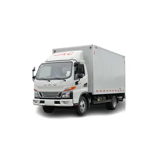 Good quality 1-5tons diesel type left hand driving mode closed van cargo truck for sale from China factory