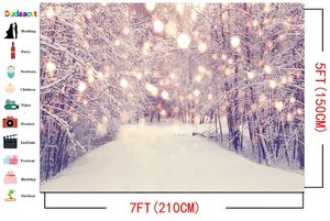 Christmas Forest Snow Gift Box Car Photography <span class=keywords><strong>sfondi</strong></span> fondali fotografici di capodanno Banner Photo Studio - Product Image 3