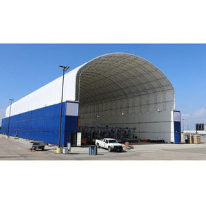 Tentes dôme de stockage en acier pour conteneurs maritimes, avec membrane en tissu PVC robuste, conception personnalisée, vente en gros directe usine Chine - Product Image 3