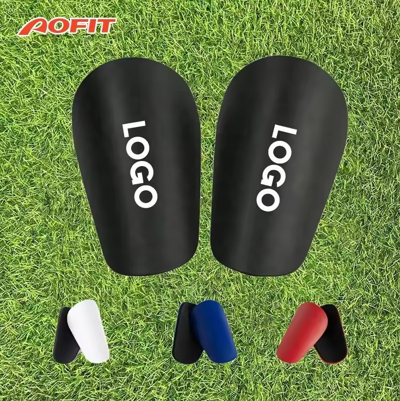 Power Punch Custom Logo Mini Soccer Shin Guards for Adults Kids Adjustable EVA