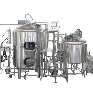 Brewpubs brassant la bière fermentant l'usine de fabrication de bière de machine 500L 1000L par lot