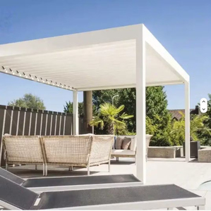 Pérgola Retráctil Motorizada <span class=keywords><strong>de</strong></span> Aluminio <span class=keywords><strong>de</strong></span> Alta Durabilidad, Materiales para Techos, Gazebos Modernos <span class=keywords><strong>de</strong></span> Aluminio Personalizados - Product Image 2