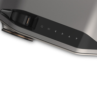 Lampe à LED native 1080P 3500 Lumens, projecteur hologramme intelligent à mise au point électrique, projecteur vidéo à effet sonore 4K
