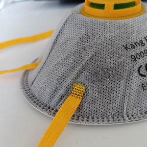 <span class=keywords><strong>Masque</strong></span> anti-poussière CE2834 <span class=keywords><strong>FFP2</strong></span> gris <span class=keywords><strong>avec</strong></span> charbon, lot de 10, demi-<span class=keywords><strong>masque</strong></span> respirateur contre les PM2.5, smog, pollen, poudre, sangles de tête <span class=keywords><strong>avec</strong></span> valve respirante - Product Image 5