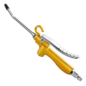 Pistola de soplado de aire comprimido de metal con extensiones de flujo de aire de acero - Product Image 6