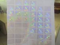Impression de cartes PET avec superposition holographique transparente, hologramme 3D