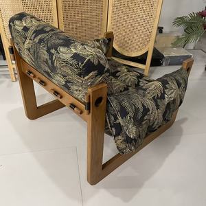 Poltrona Lounge <span class=keywords><strong>con</strong></span> Motivo Retrò per Arredamento Soggiorno, Sedia Singola Tradizionale per Relax - Product Image 5