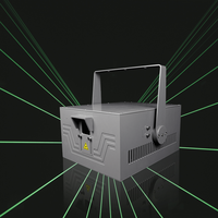 Système de spectacle laser holographique 3D professionnel 40W pour scène extérieure, DMX512 RGB IP65, projection sur écran d'eau pour parcs à thème