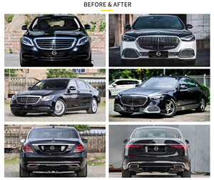 Kit Carrozzeria <span class=keywords><strong>W222</strong></span> per Mercedes Benz Classe S, Aggiornamento W223 Maybach, Paraurti Anteriore e Posteriore, Griglia, Cofano, Parafango, Coperchio Bagagliaio - Product Image 6