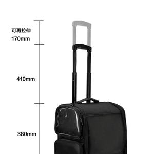 Professional Travel <b>Suitcase</b> Luxurious Black Nylon <b>Suitcase</b> Makeup Artist's Special Luggage - Product Image 4