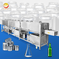 ORME Stérilisateur automatique pour le nettoyage des canettes en aluminium et des bocaux, machine à laver les bouteilles en verre