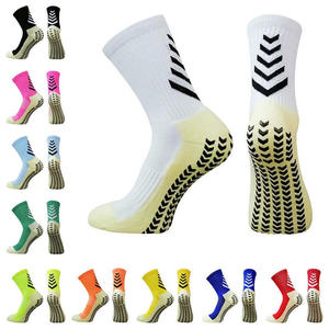 <b>High</b> Elastic Mid Calf Anti Slip Football Socks Thickened <b>Heel</b> Sweat Wicking Athletic Training Socks - Product Image 2
