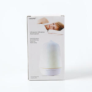 Csupo Ultrasonic Aromatherapy Diffuser 0.5L White USB Rechargeable <b>Humidifier</b> With Warm Lamp For Home Use - Product Image 1
