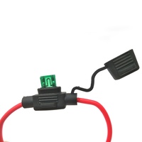 Wasserdichte Steckdose Mini Blade Typ Inline Mini Sicherungs halter UL1015 12-22AWG 300mm mit Länge Abisolieren ist benutzer definiert