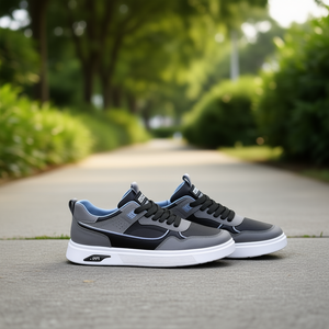 Chaussures de marche décontractées Gola pour hommes, à lacets, semelle intermédiaire en PU, confort toutes saisons, bout rond, design uni, baskets de sport unisexes - Product Image 2