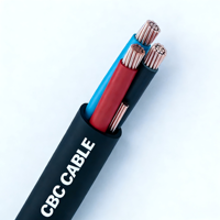 Cable de Alimentación Multifilar THHN/THWN-2 con Cubierta de PVC Especial Negra, Cumple con RoHS, para la Industria del Petróleo y Gas, de Nailon