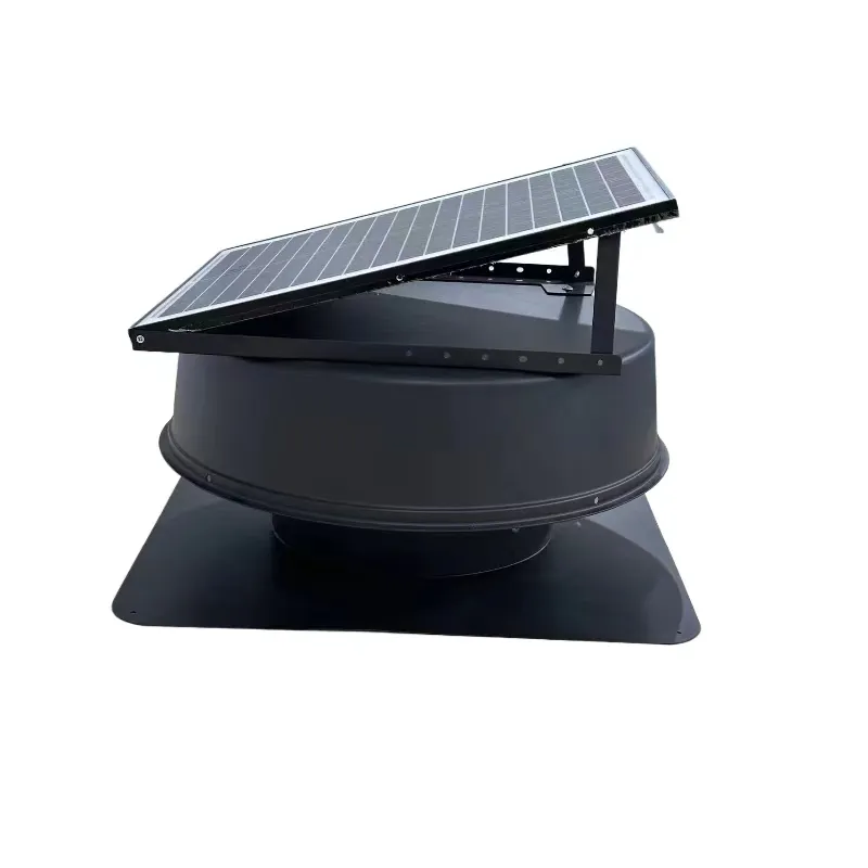 Ventilador com ventilador solar DC AC com controle remoto, suporte de teto de 14'' Eco ventilação, turbina, ventilação de teto, exaustão de calor, ventilador de ferramentas