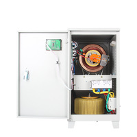 Stabilizer Tegangan Servo Satu Fasa Akurasi Tinggi 10KVA 220V 80-260V AVR Untuk Penggunaan Rumah Tangga Bersertifikasi CE