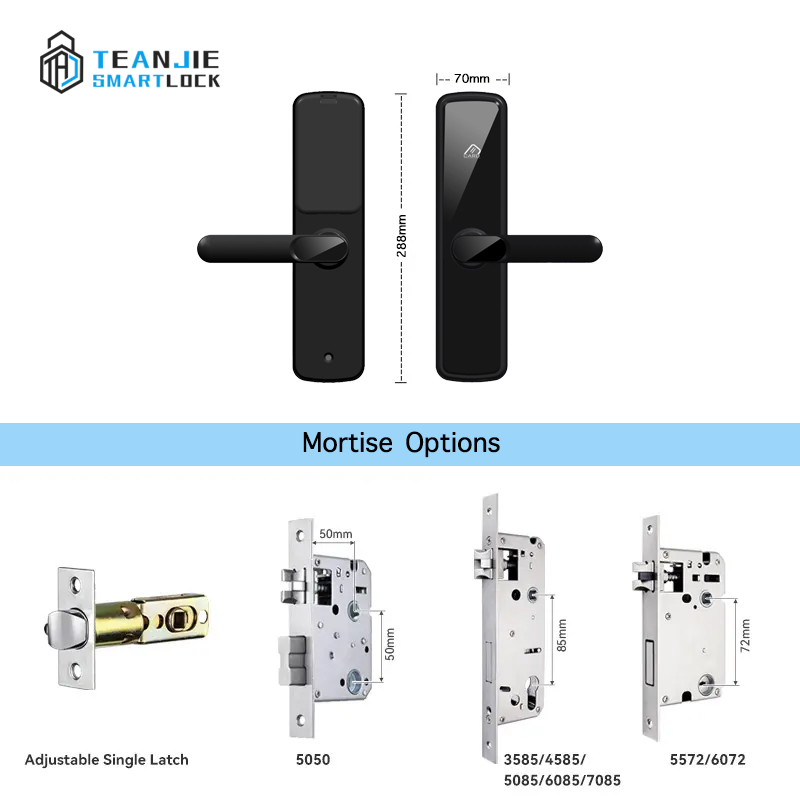 WiFi RFID TTLock App Card Electronic Smart Lock Memory Card Free Software Hotel Door Lock for Wood Aluminum Doors · image 5
