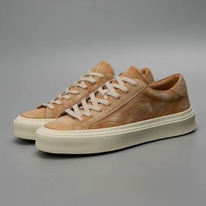 Nuevos Zapatos Casuales de Moda para Hombre, Parte Superior de PU, Color Marrón, Versátiles, Transpirables y Duraderos - Product Image 5