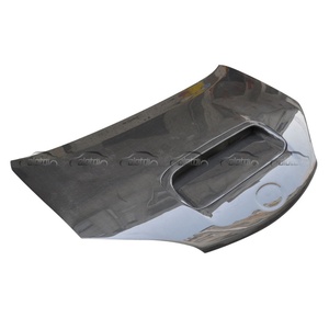 Capot moteur avant en fibre de carbone de type STi avec prise d'air pour Toyota Wish MPV 2009-2016 - Product Image 4