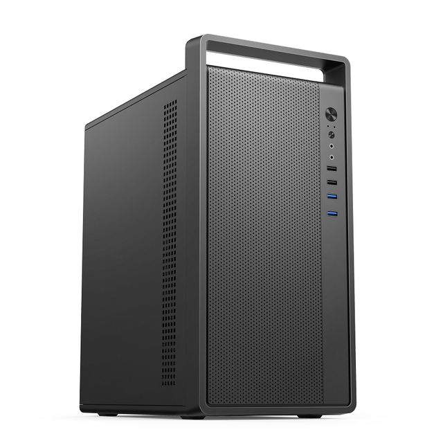Ruix 2801 High Quality M-ATX Portable Computer Case with Handle SDD*2 & HDD*2 Mid Tower for Home Office in Stock