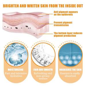 Suero facial hidratante iluminador antienvejecimiento con vitamina E a base de hierbas - Product Image 4