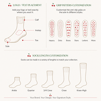 Chaussettes de yoga antidérapantes pour femmes avec points de grip, en maille respirante, en coton, chaussettes de pilates, chaussettes de fitness personnalisées pour la gym et la danse