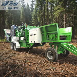 Trincia Ceppi Cingolata per Uso Fuoristrada: Potente Macchina Trincia Ceppi e Frantumatore per Ceppi ad Alta Resistenza per Foreste - Product Image 1