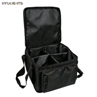 Sac de transport souple 4-en-1 pour lumières de scène, batteries, Wi-Fi et projecteurs LED sans fil