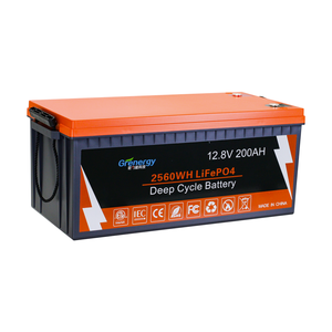 6000 ciclo de vida útil Precio de fábrica UL1973 Certificación RV 12V 200Ah batería de fosfato de hierro y litio con BMS - Product Image 5