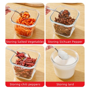Bac de Rangement Écologique en PP pour Huile et Viande, avec Couvercle Micro-ondable, pour Sel, Assaisonnements et Piments – Articles Ménagers - Product Image 4