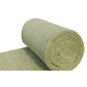 Rock Mineral Wool Blanket Insulation Roll Thicknesses 50mm 75mm 100mm Width 1200mm ASTM C518 Thermal conductivity