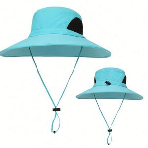 <b>Mens</b> Womens <b>Sun</b> Foldable Mesh Uv Protection Boonie <b>Hat</b> Waterproof Wide Brim <b>Hats</b> Tiene for Summer Beach Fishing Hiking Heeft - Product Image 1